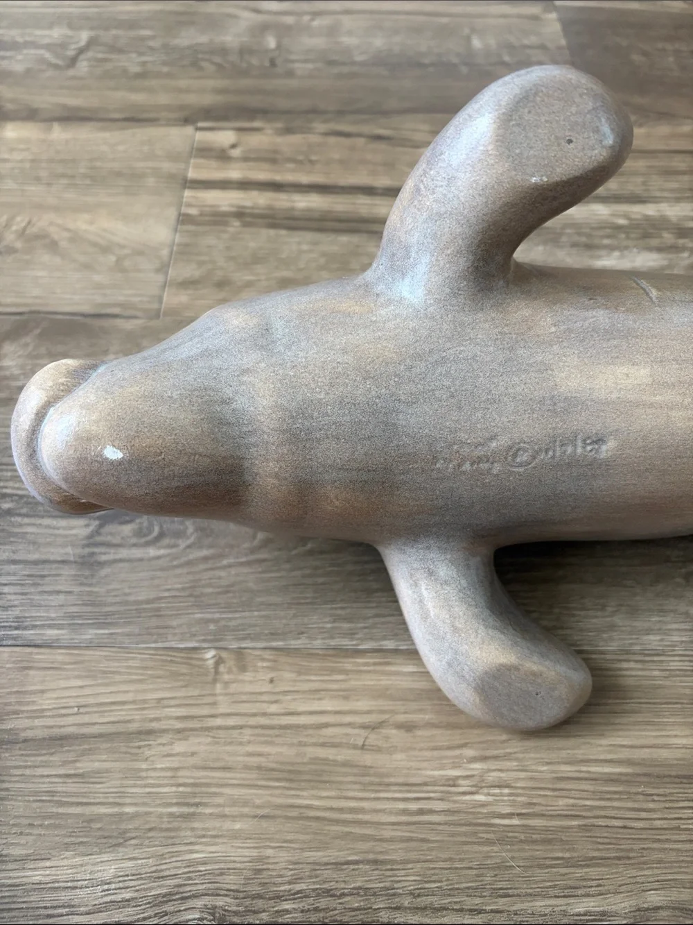 Ceramic Manatee Planter Decor - Picture 3 of 3